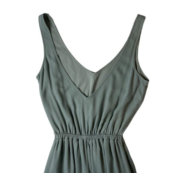 Show Me Your Mumu Sage Green Maxi Dress Size Extra Small - Picture 6 of 13